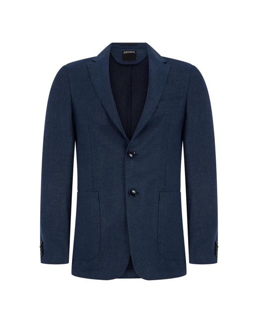 Zegna Blue Blazers for men