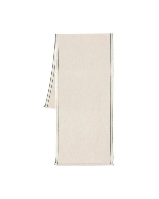 Brunello Cucinelli Luxuriöser Cashmere Schal in Natural für Herren