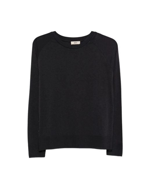 Herno Black Sweatshirts