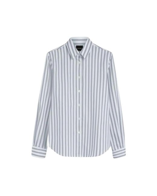 Aspesi Overhemden ,Grijs ,Stijlvolle Herenshirt in het Blue