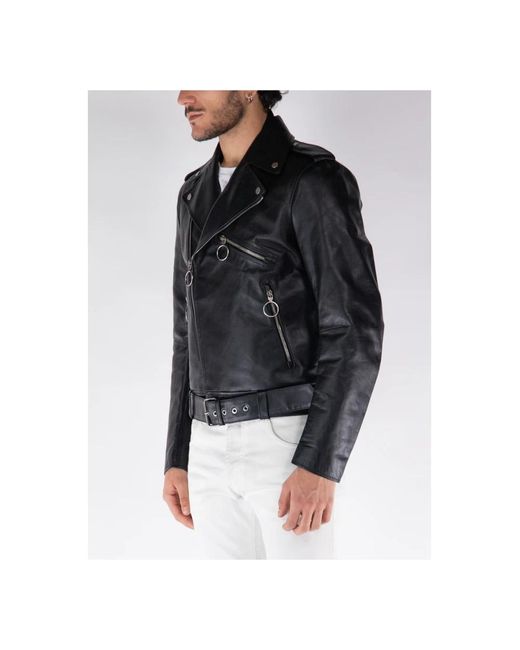 Jackets > leather jackets Off-White c/o Virgil Abloh pour homme en coloris Black
