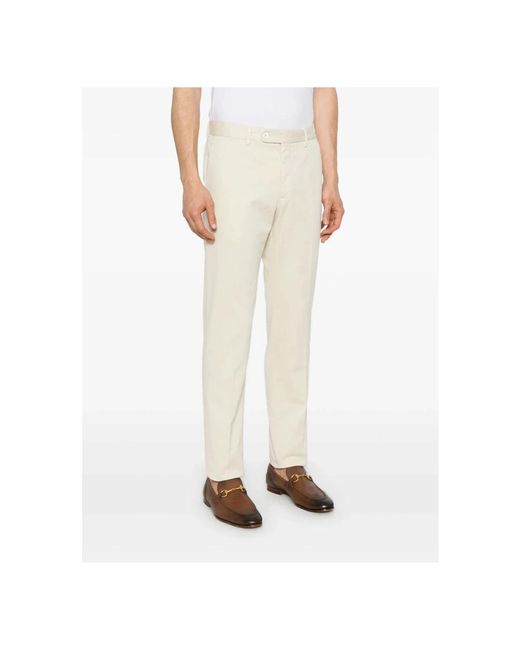 Incotex Broeken ,Katoen Katoenen Broek Met Zakken in het Natural voor heren