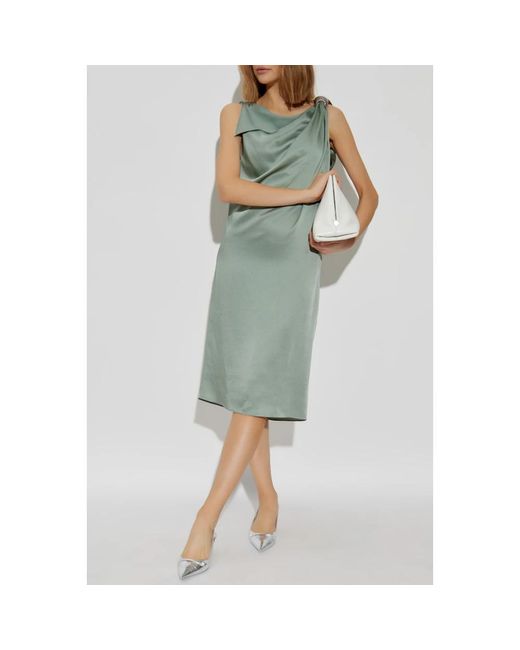 Lanvin Green Short Dresses