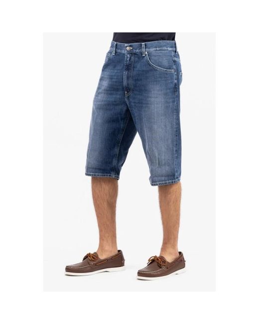 Dondup Blue Denim Shorts for men
