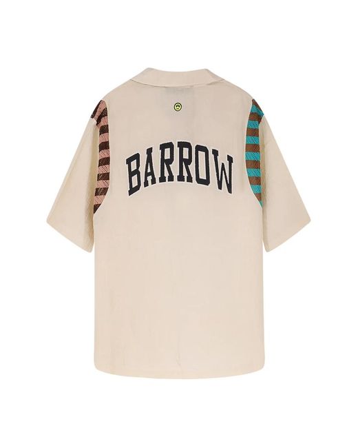 Barrow Natural Short Sleeve Shirts for men