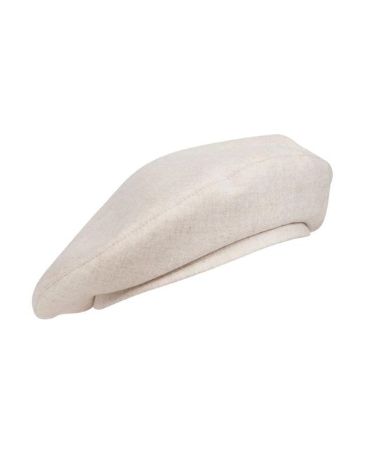 Eleventy Luxe Wol Zijde Kasjmier Hoed in het Natural voor heren