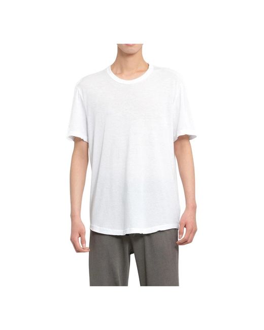 James Perse Tops ,Wit ,T-Shirts in het White voor heren