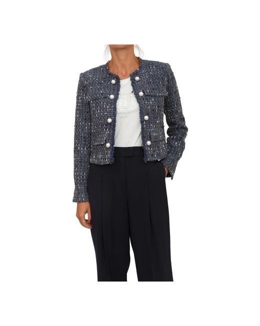Liu Jo Blue Tweed Jackets