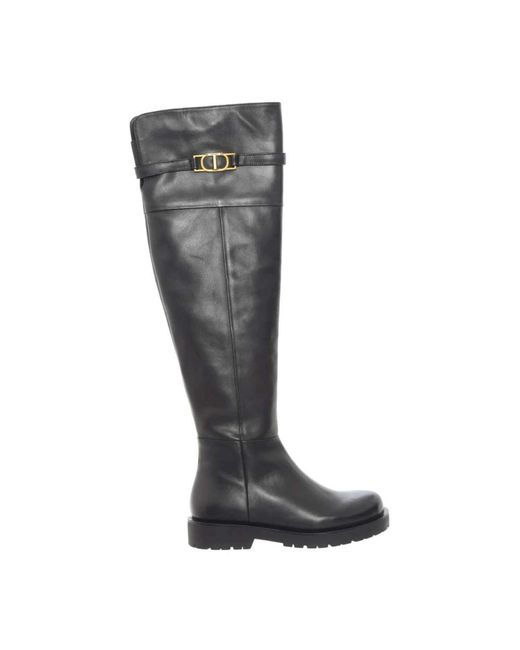 Twinset Black High Boots