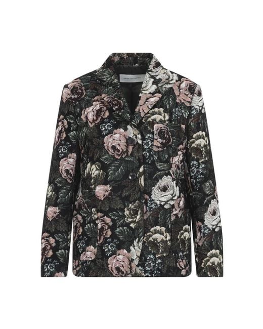 Dries Van Noten Black Blazers