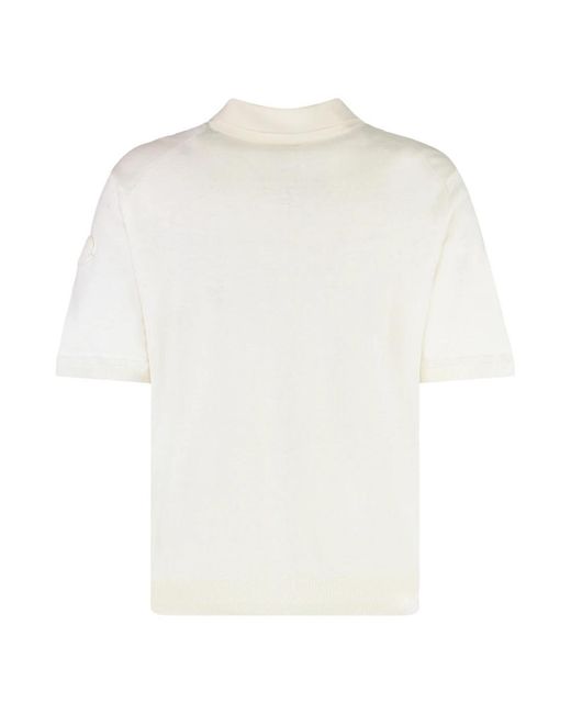Moncler Polo Shirts in het White voor heren