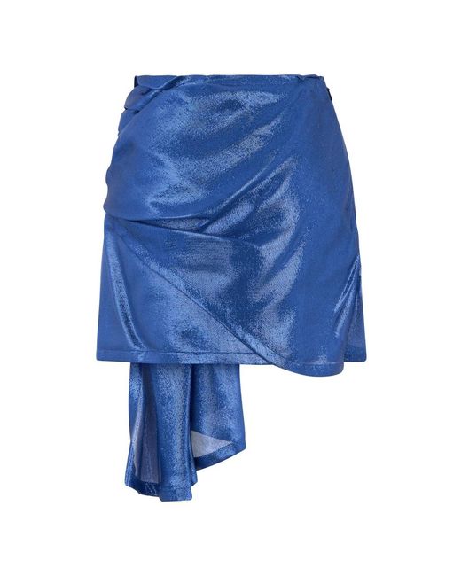 Alberta Ferretti Blue Short Skirts
