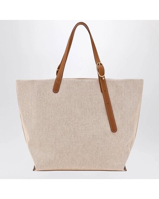 Longchamp Brown Shopping Bags