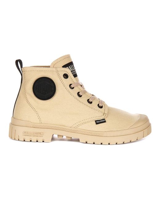 Palladium Natural Lace-Up Boots for men