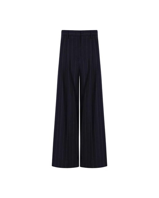 Weekend by Maxmara Blue Wide Trousers