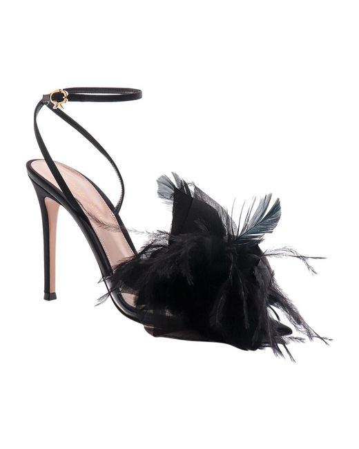 Gianvito Rossi Black High Heel Sandals