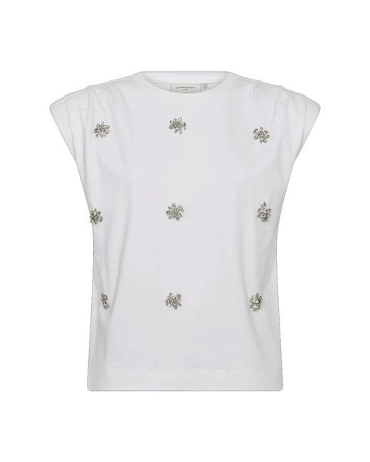 Copenhagen Muse White Sleeveless Tops