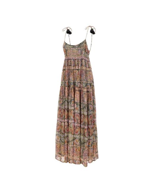 Rixo Brown Maxi Dresses