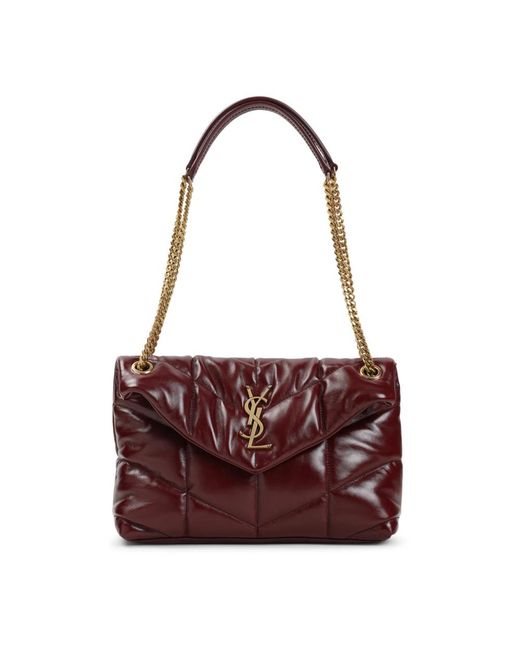 Saint Laurent Purple Shoulder Bags
