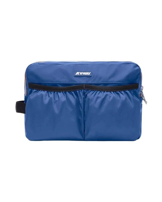 Toilet Bags K-Way en coloris Blue