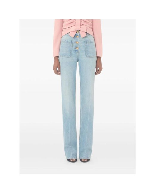 Valentino Blue Straight Jeans