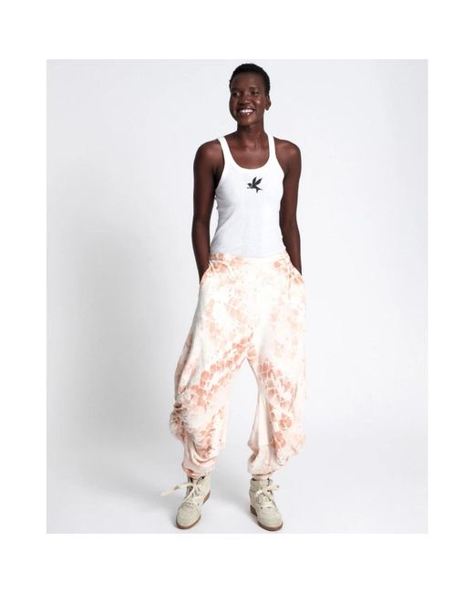 One Teaspoon Pink Wide Trousers