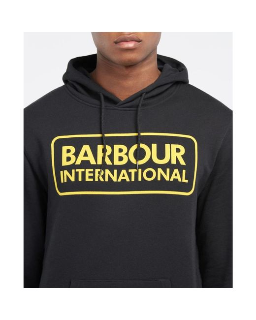 Barbour Black Hoodies for men