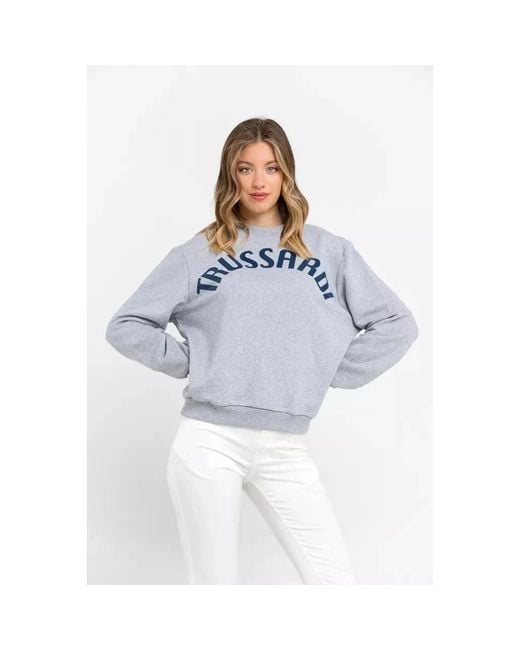 Trussardi Blue Sweatshirts