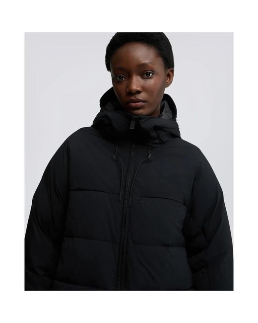 Aspesi Jassen ,Blauw ,Nylon Radon Jacket in het Black