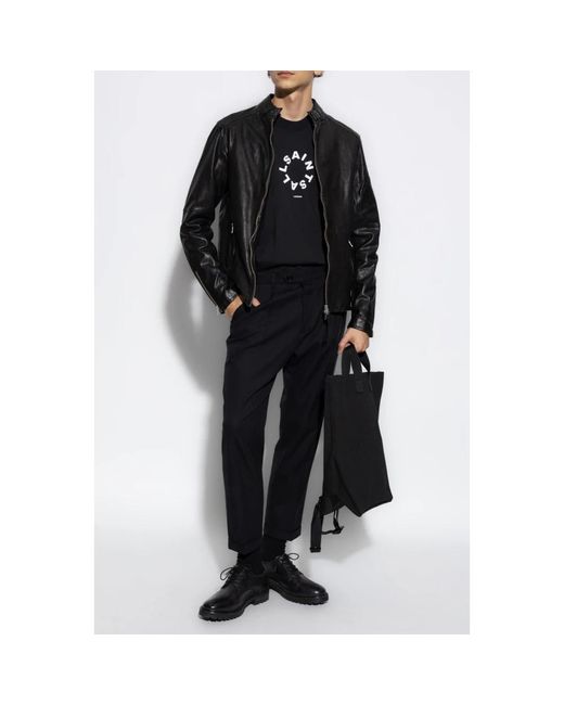AllSaints Jassen ,Zwart ,Katoen Jas Cora in het Black voor heren