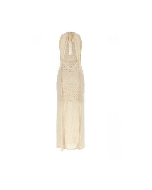Guess White Knitted Dresses