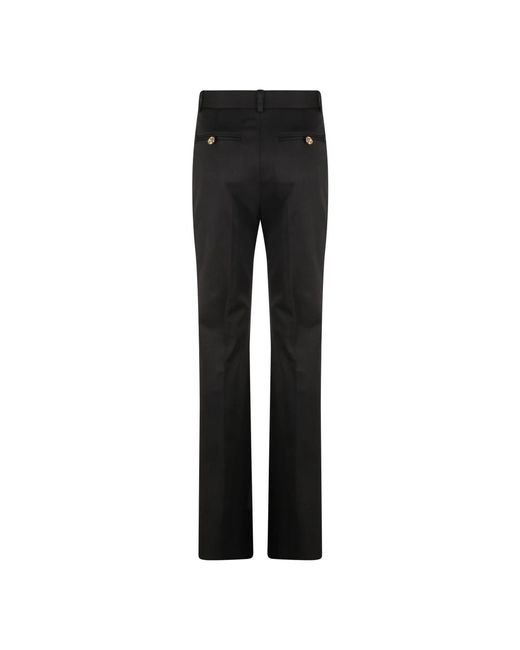 Slim-Fit Trousers Versace de color Black
