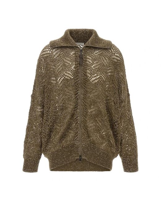Brunello Cucinelli Green Cardigans