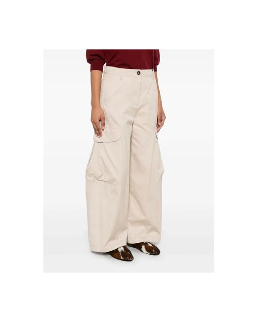Max Mara Natural Wide Trousers