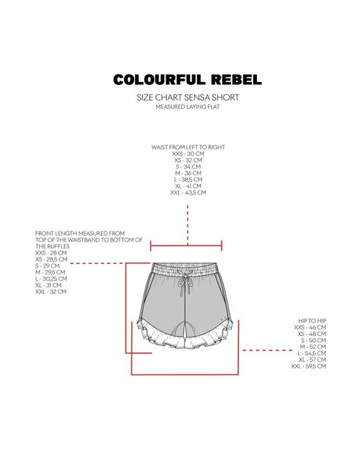 Colourful Rebel Short Shorts in het Green
