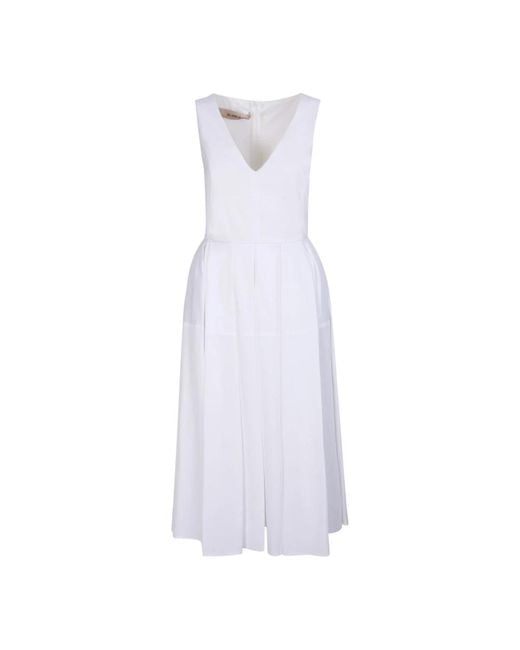 Blanca Vita White Midi Dresses