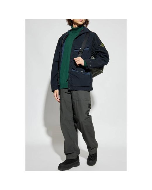 Stone Island Green Turtlenecks for men