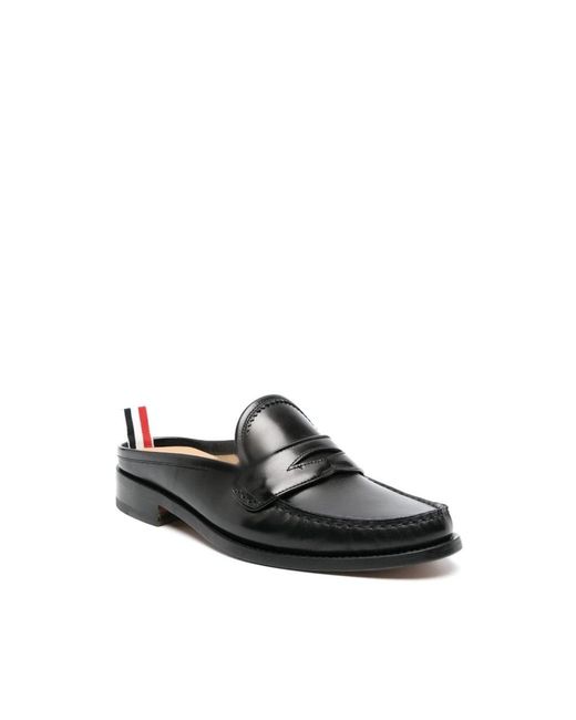 Thom Browne Black Mules for men