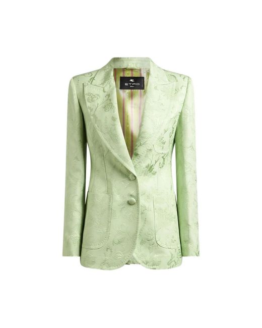 Etro Green Blazers
