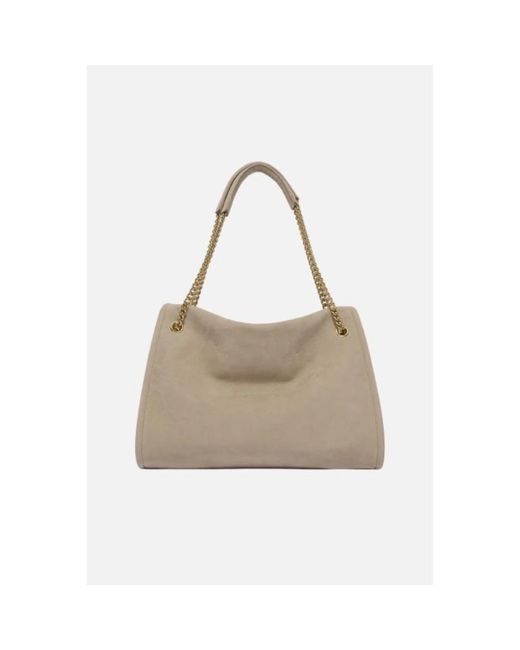 Orciani Gray Shoulder Bags