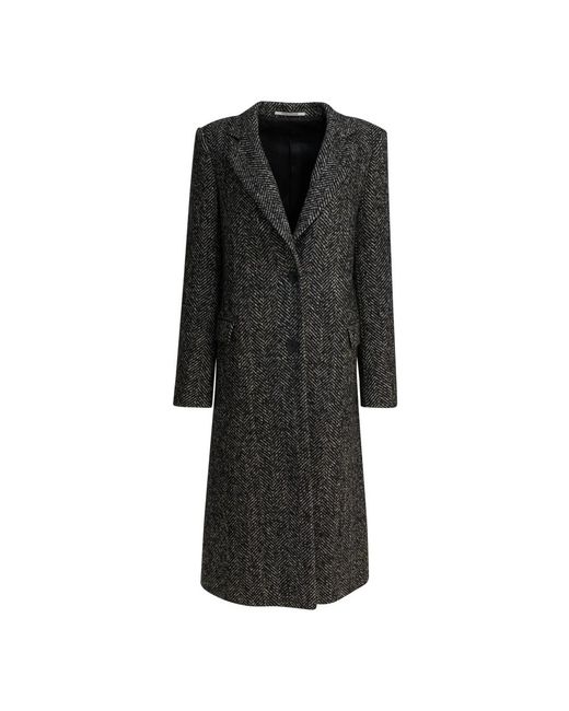 Single-Breasted Coats di Tagliatore in Black
