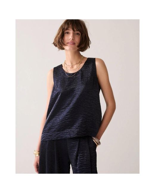 Summum Top Metallic Shine in het Blue