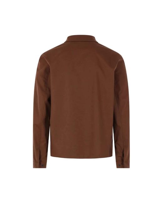 Hevò Brown Light Jackets for men