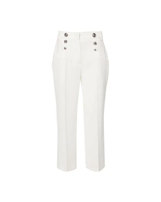 Pantalones blancos cortos a medida Liu Jo de color White
