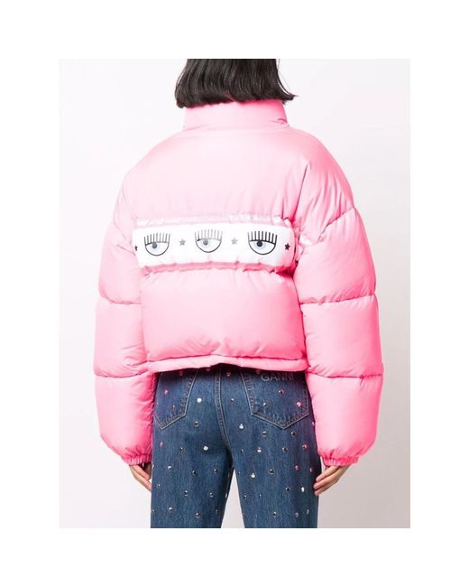 Chiara Ferragni Pink Down Jackets