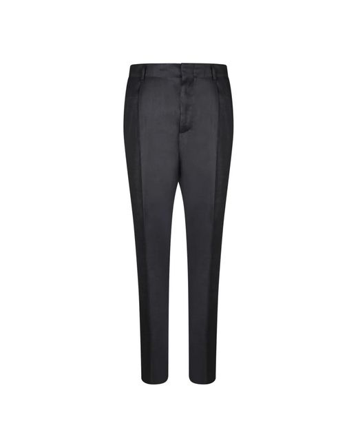 Lardini Gray Slim-Fit Trousers for men