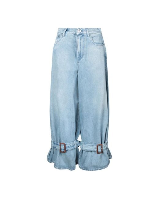 J.W. Anderson Blue Wide Jeans