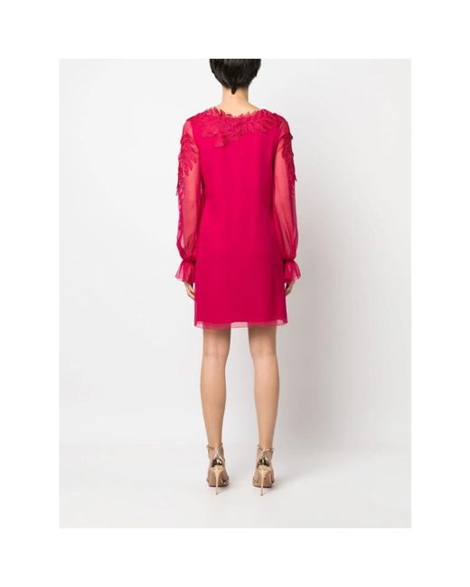 Alberta Ferretti Pink Short Dresses