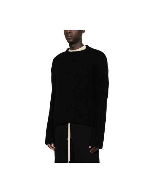 Rick Owens Black Cashmere Knitwear for men