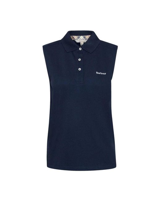 Barbour Blue Sleeveless Tops